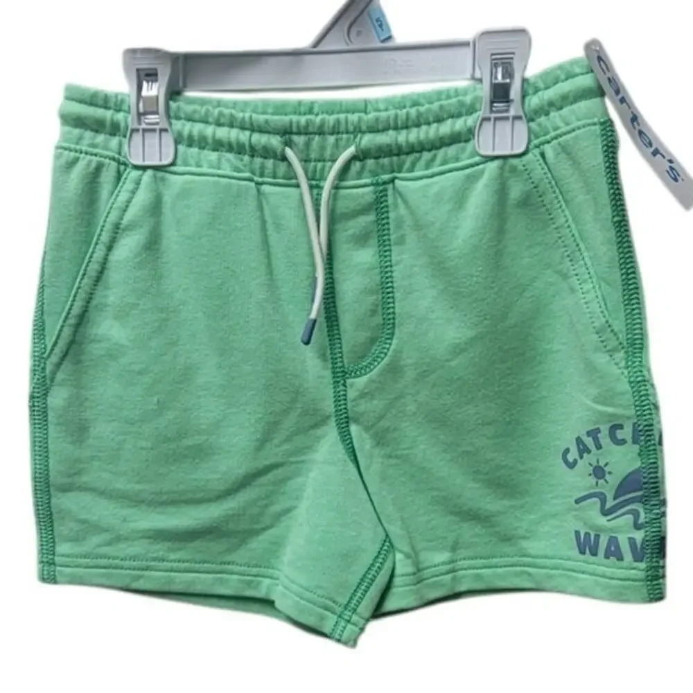 Carter's Toddler Boys Catching Waves Pull-On French Terry Shorts 3T